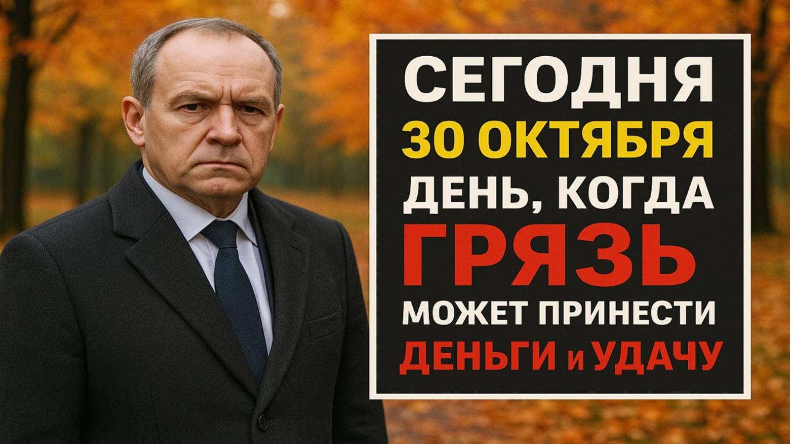 Народный праздник 30 октября - день Грязника: мощные приметы и строгие запреты этого дня смотреть онлайн