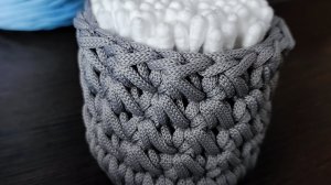 Корзинка с очень красивым узором✨ Мастер класс!!!