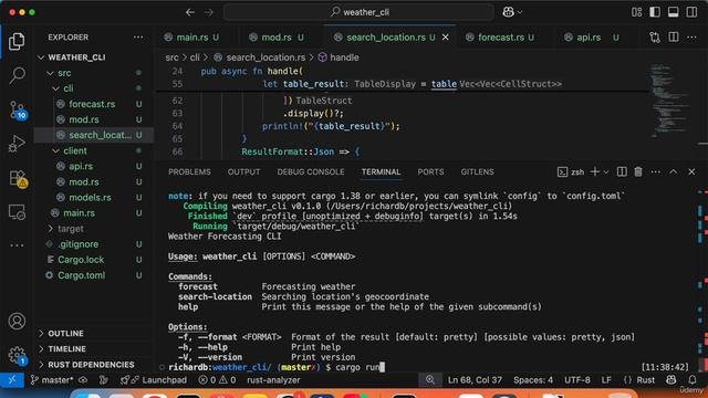 4.2 -Weather forecast CLI App - Weather forecast смотреть онлайн
