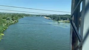 Увидеть красоту России из окна поезда - река Дон