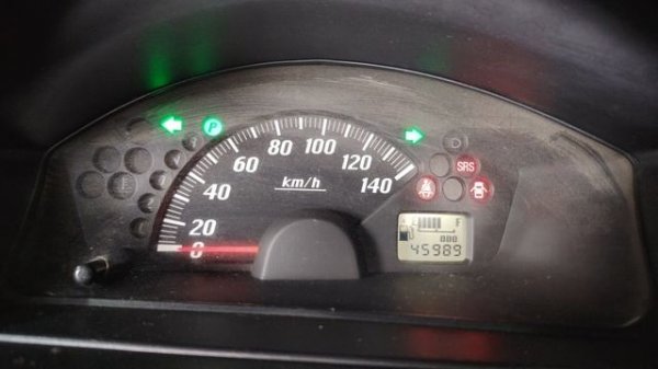 1592 MITSUBISHI EK WAGON H81W 3G83 2002 год.