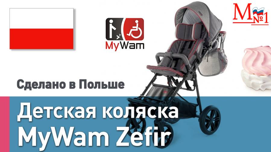MyWam Zefir для детей с ДЦП - Полный обзор коляски! Прогулочная инвалидная коляска от Медтехника №1 смотреть онлайн