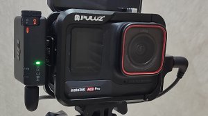 Как подключить Gji Mic mini  к камере INSTA360 ice pro