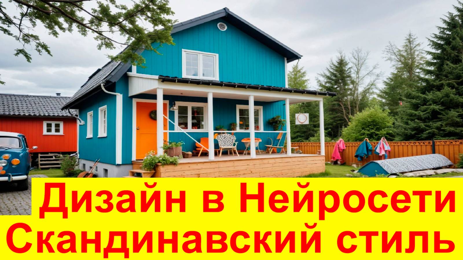 20 ВАРИАНТОВ В СКАНДИНАВСКОМ СТИЛЕ. Как самому сделать дизайн проект фасада дома по фото в Нейросети смотреть онлайн
