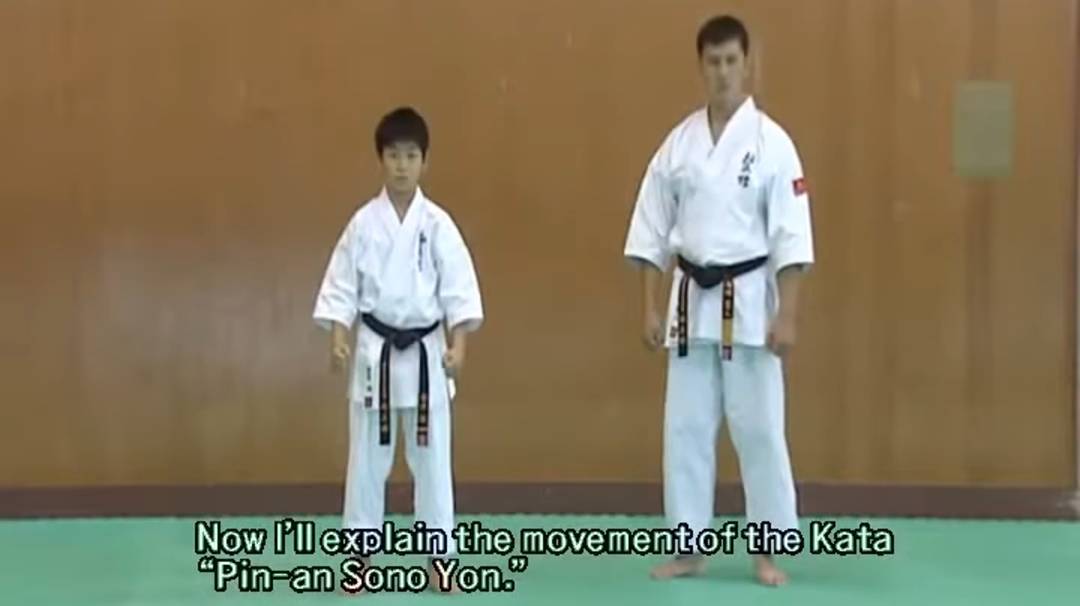 Пинан Соно Йон - объяснение Ката Карате Кёкусинкай (Kata Explanation - Pinan Sono Yon) смотреть онлайн