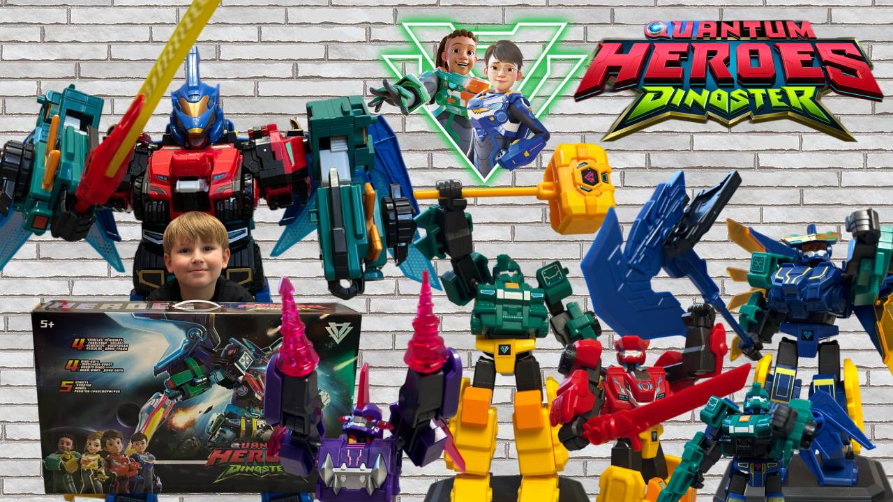 Огромный робот трансформер - Метатрон. Персонажи Диностер смотреть онлайн