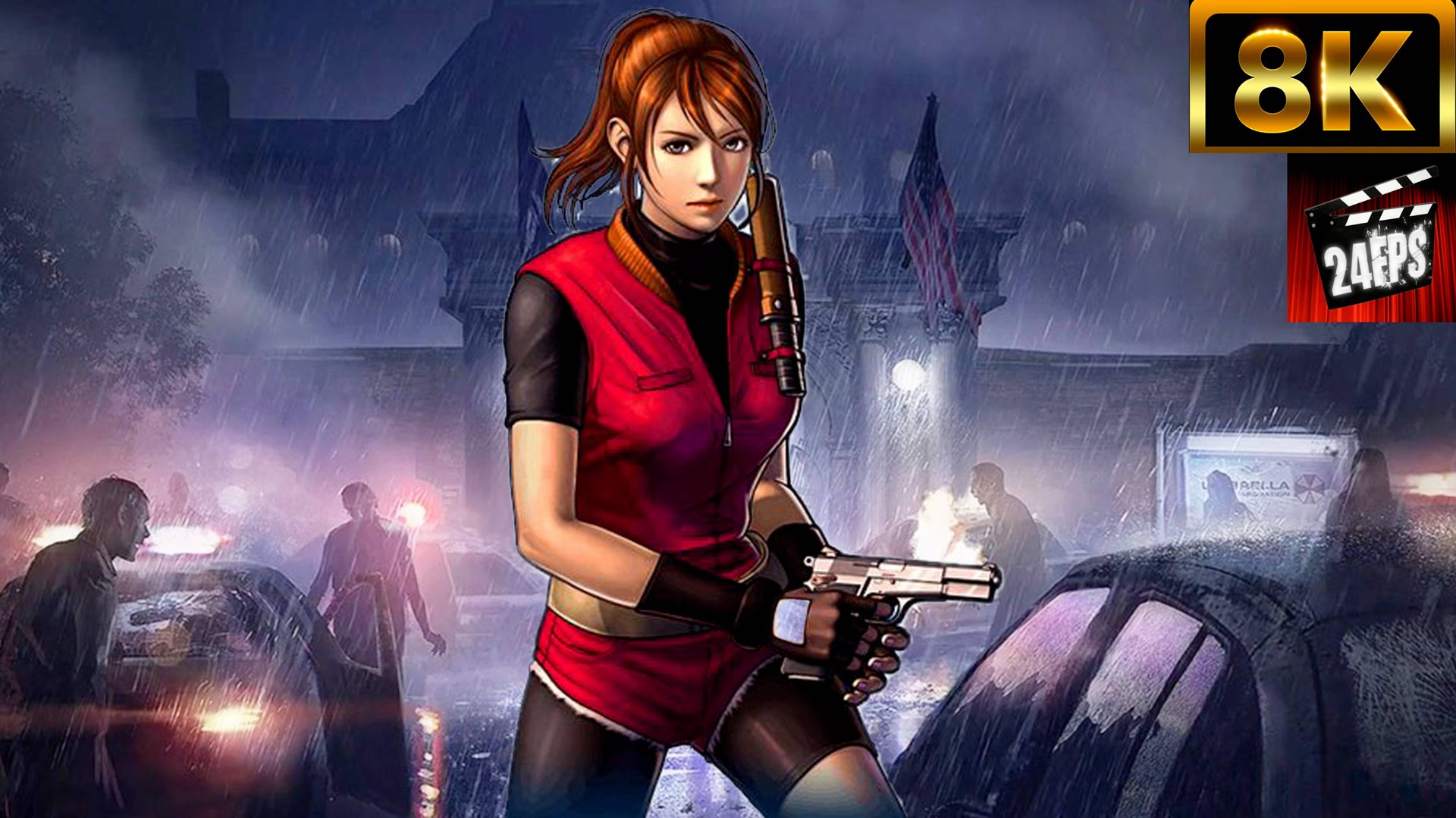 Resident Evil 2 (1998) - Клэр, Все Катсцены и Концовки. (″Special″ Улучшенное качества до 8K) смотреть онлайн