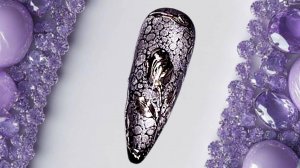 Стильный дизайн ногтей с пеной для осени. МК