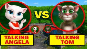 МОЙ ДРОН СНЯЛ ГОВОРЯЩЕГО ТОМА против АНДЖЕЛЫ в ЗАБРОШЕННОМ ПЕРЕУЛКЕ — ЭТО БЫЛО СТРАННО!