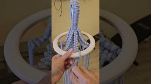 Ч1. "Небесная лазурь" макраме-люлька: Плетем уют сами! ☁️💙 БЕСПЛАТНЫЙ МК