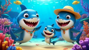 СЕМЬЯ АКУЛ + МУЛЬТИКИ И ПЕСЕНКИ ДЛЯ ДЕТЕЙ И МАЛЫШЕЙ + РАЗВИВАЮЩИЕ МУЛЬТИКИ МАЛЫШАМ