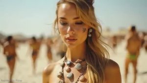 Harmonic Flow Little Things | Techno EDM Music Video 2025 AI Cinematic