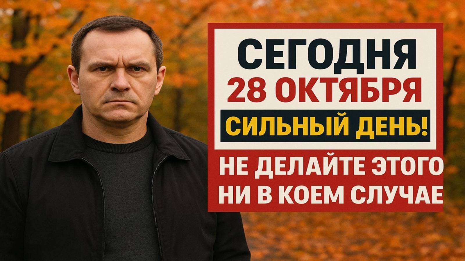 Сегодня 28 октября - мощный день Ефимия: приметы, запреты и тайные знаки судьбы смотреть онлайн