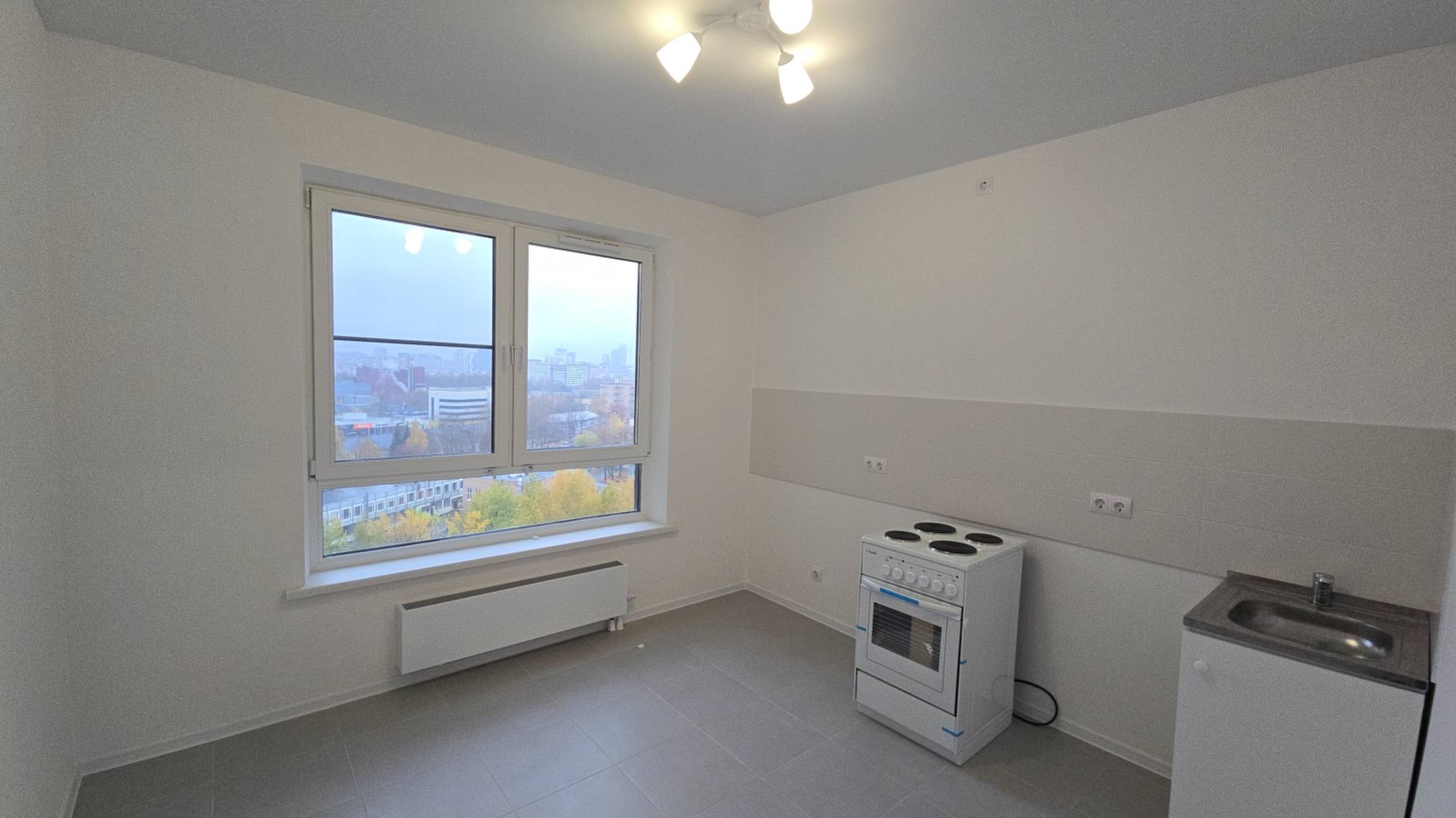 Однокомнатная квартира в монолитном доме 2025 года постройки с отделкой