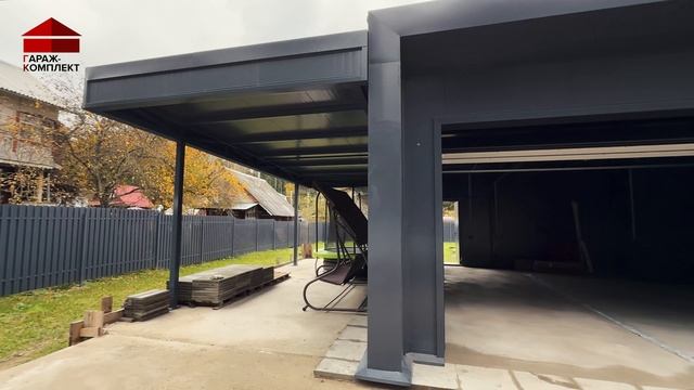 Гараж из сэндвич панелей | Акулово | Гараж комплект смотреть онлайн