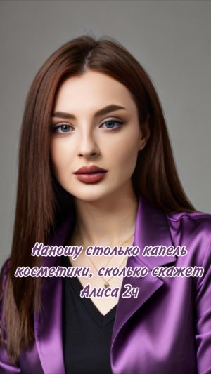 Наношу столько капель косметики, сколько скажут Алиса 2 часть