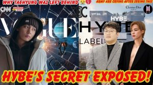 HYBE раскрыли правду: почему вместо Тэхёна везде Чимин😭