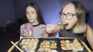 Мукбанг/ Роллы🍱Суши
