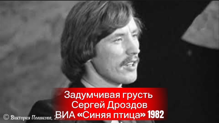 "Задумчивая грусть" - Сергей Дроздов ВИА Синяя птица 1982, запись 1995, альбом “Ты мне не снишься" смотреть онлайн