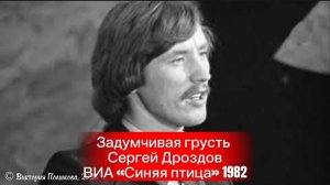 "Задумчивая грусть" - Сергей Дроздов ВИА Синяя птица 1982, запись 1995, альбом “Ты мне не снишься"