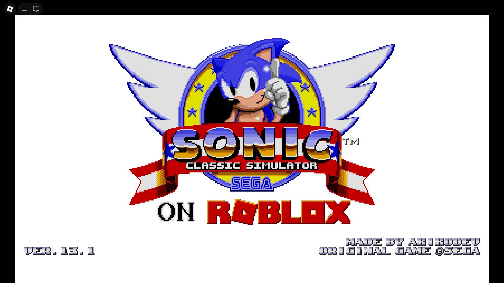 Roblox Sonic Classic simulator 13v1 2 часть смотреть онлайн