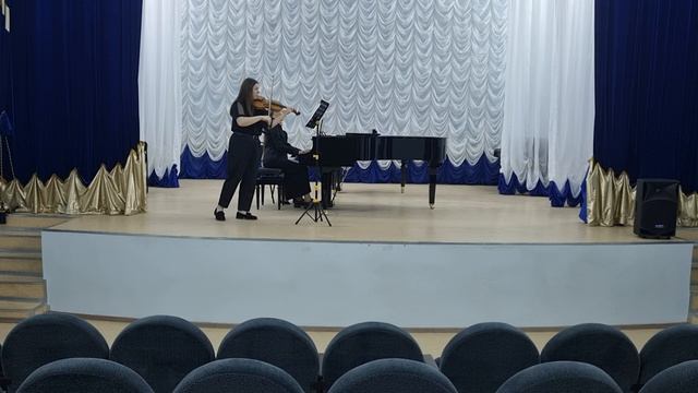 Ц. Кюи. Соната для скрипки и фортепиано D-Dur, ор. 84, II и III часть. Романова Е.Ю,Винокурова А.И.