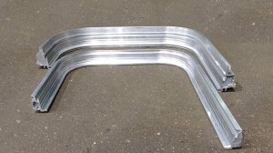 Трубогиб для гибки алюминиевого профиля MASTER - согнули профиль для окон поезда