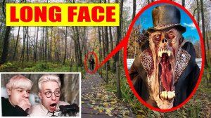 Дрон Снял ДЛИННОЛИЦЕГО ДЕМОНА он Следил за нами в Лесу!! *Мы видели его*