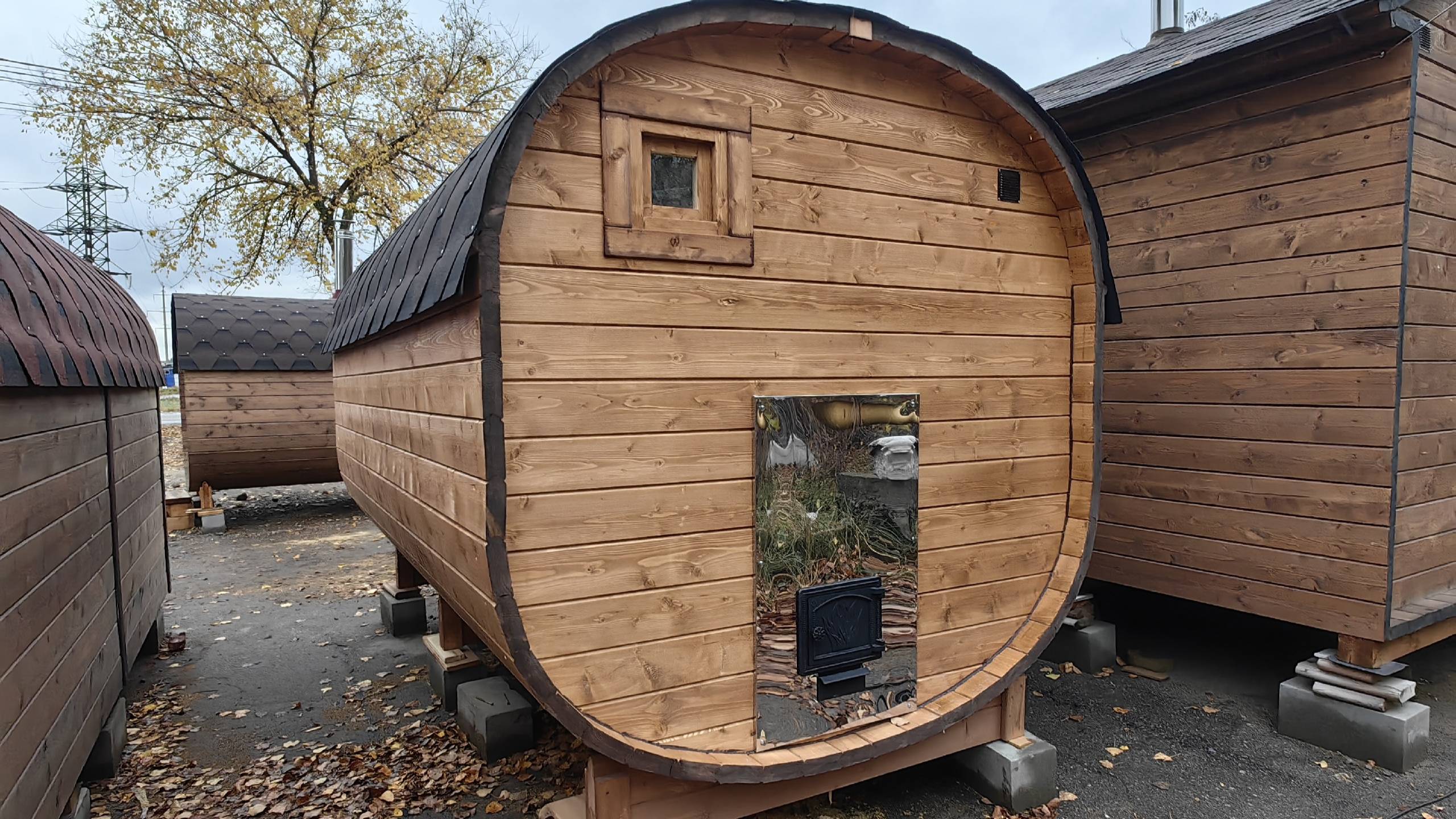 Баня Квадро 3х2 торцевая - производство Govoroff смотреть онлайн