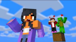 ОСТАЛИСЬ НА ОДНОМ БЛОКЕ В МАЙНКРАФТЕ, МУЛЬТФИЛЬМ