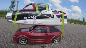 Земля против воздуха. Тест на RC ВАЗ 2108