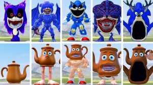 Эволюция Всей Семьи Shin Sonic Tapes Против Тататы Сахур В Гаррис Моде