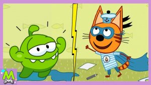 Три Кота против Ам Няма.Мини-Игры на День Рождения от Героев Мультиков.Кто Самый Ловкий и Быстрый