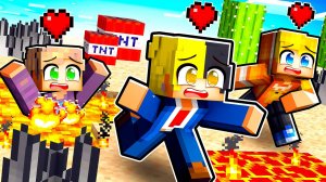 Майнкрафт но Смертельная Гонка Ютуберов с Одним Сердцем!