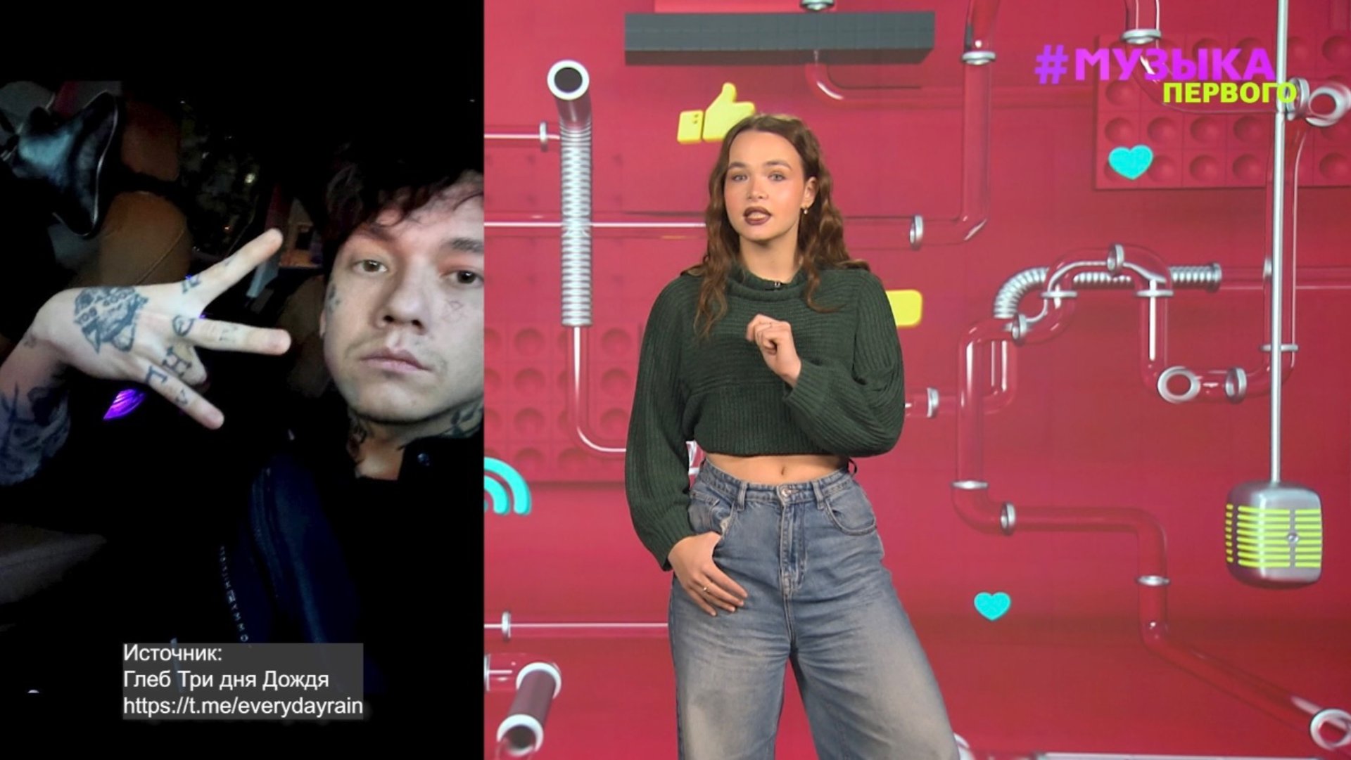 Новости Первого | Глеб «Три Дня Дождя» не помогает сыну | Ребята из ADRENALIN HOUSE бросили вызов смотреть онлайн