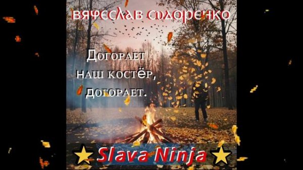 Вячеслав Сидоренко & Slava Ninja - Догорает наш костёр догорает