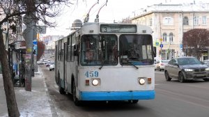 Троллейбус Екатеринбурга ЗиУ-68В [В00] борт. №459 маршрут 3 на остановке "Гостиница Центральная"