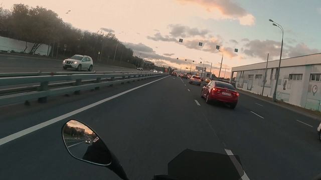 Jilang - город/пробки.   #скутер#tadv#jilang#мото