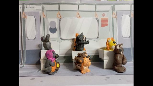 "Как зайчонка научили правилам этикета в автобусе"