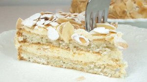 Идеальный миндальный бисквит для торта: нежный, воздушный и БЕЗ муки! ✨