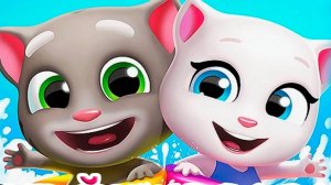 ГОВОРЯЩИЙ ТОМ И ЕГО ДРУЗЬЯ - ПОГОНЯ ЗА КОНФЕТАМИ МУЛЬТИК ДЛЯ ДЕТЕЙ СМОТРЕТЬ