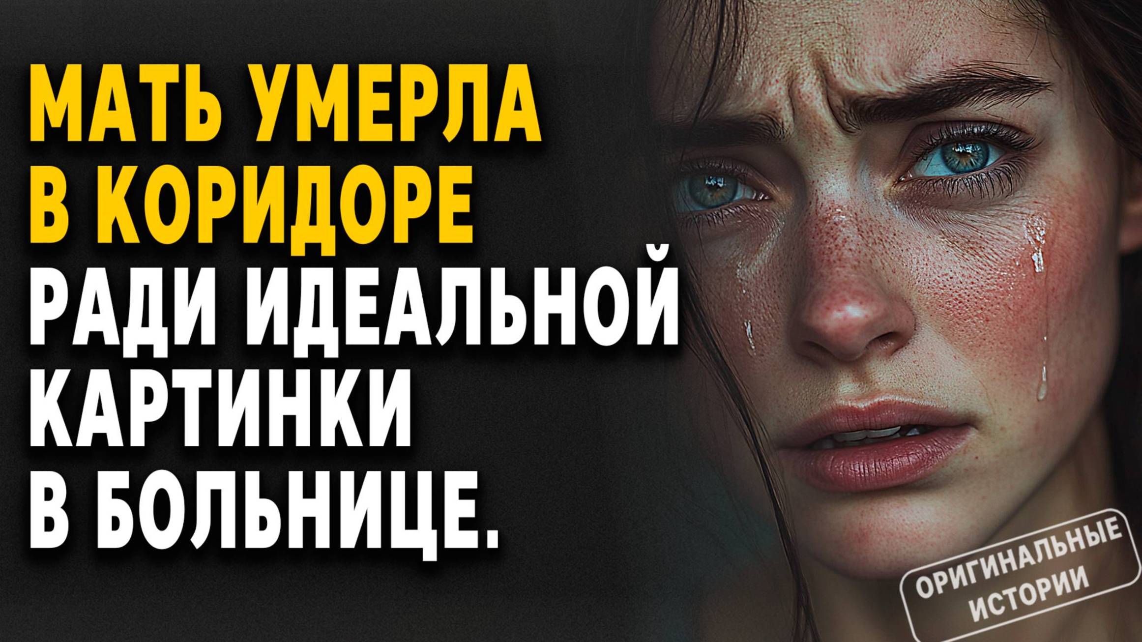 МАТЬ умерла В КОРИДОРЕ ради идеальной картинки в больнице... Слушать аудиорассказы. смотреть онлайн