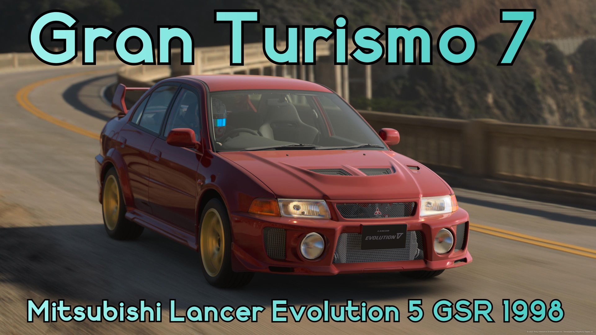 Культовый японский монстр в GT7! Mitsubishi Lancer Evolution 5 GSR 1998 года. смотреть онлайн