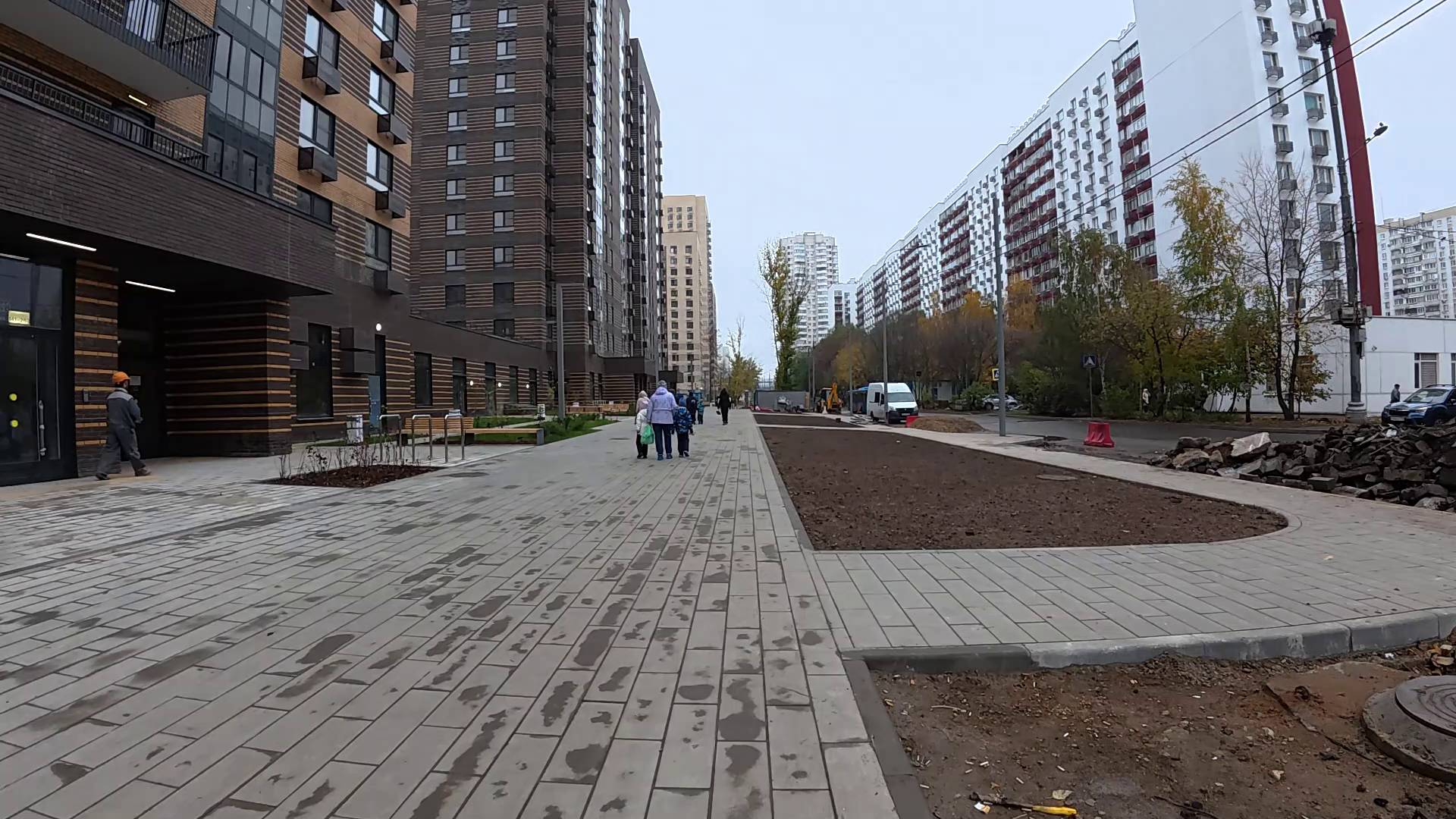 Вдоль домов по РЕНОВАЦИИ. ПРОГУЛКА ПО ГОРОДУ. МОСКВА. Часть 6. смотреть онлайн