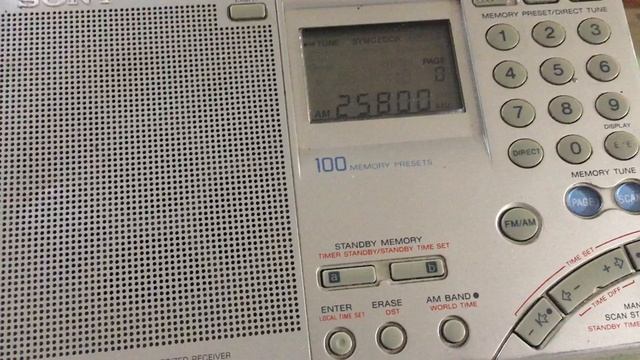 25800 kHz World Music Radio (Mårslet, Aarhus, DNK) 20.10.2025