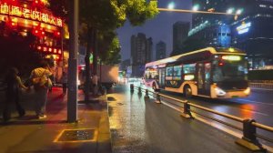 🇨🇳 Чэнду, Китай - прогулка по ночному центру города, площадь Тянфу / 2025