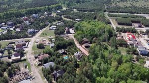 Участки в Староживотинном от собственника - Пролет от озера к трассе ролик 1