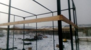 Сварили каркас пчелопавильона. 07.11.19