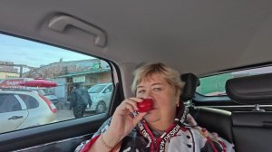 На базе купили овоши и фрукты. Шампиньоны по новому рецепту и вяленые помидоры.