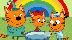 Три Кота! Собираемся В крутое путешествие вместе с Коржиком Карамелькой и Компотом! Мини-игры!